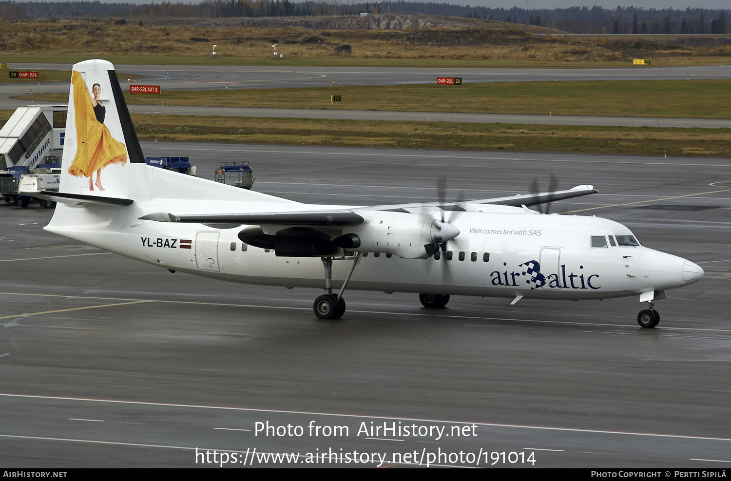 Aircraft Photo of YL-BAZ | Fokker 50 | AirBaltic | AirHistory.net #191014