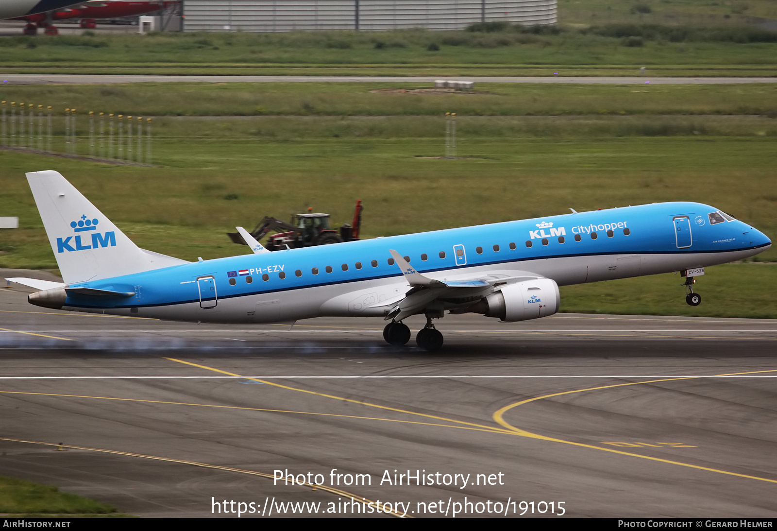 Aircraft Photo of PH-EZV | Embraer 190STD (ERJ-190-100STD) | KLM Cityhopper | AirHistory.net #191015