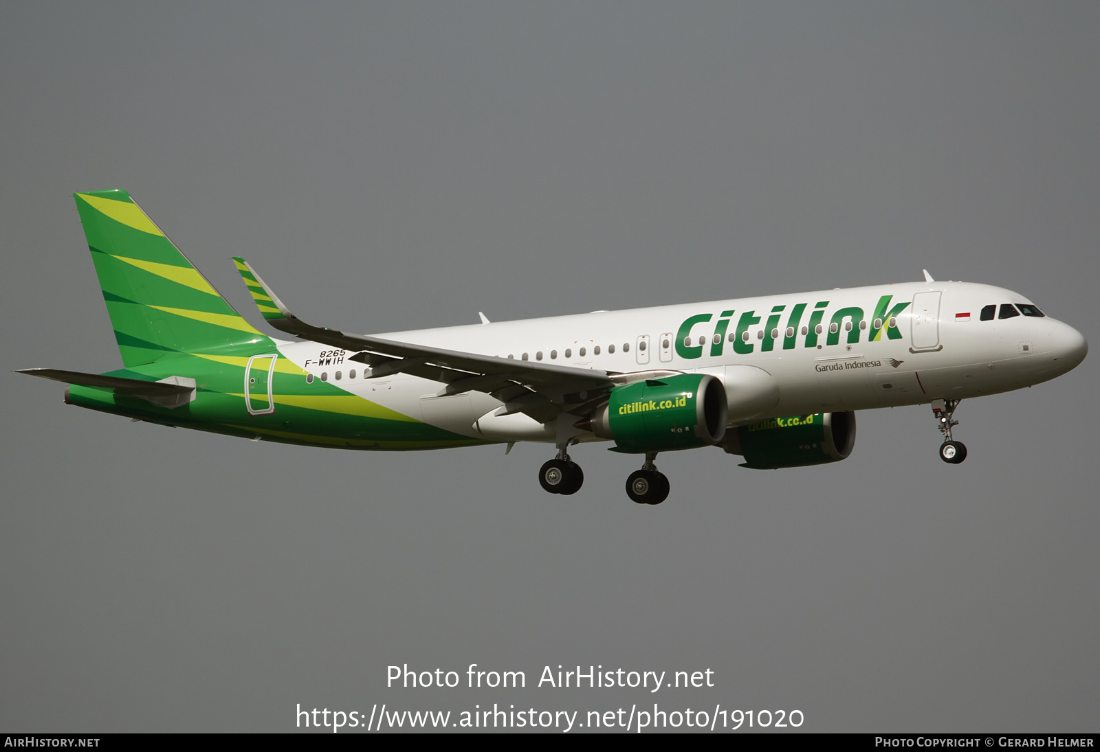 Aircraft Photo of F-WWIH | Airbus A320-251N | Citilink | AirHistory.net #191020