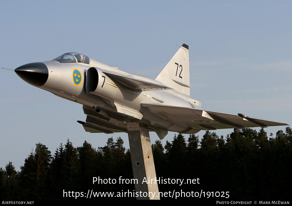 Aircraft Photo of 37072 | Saab AJS37 Viggen | Sweden - Air Force | AirHistory.net #191025