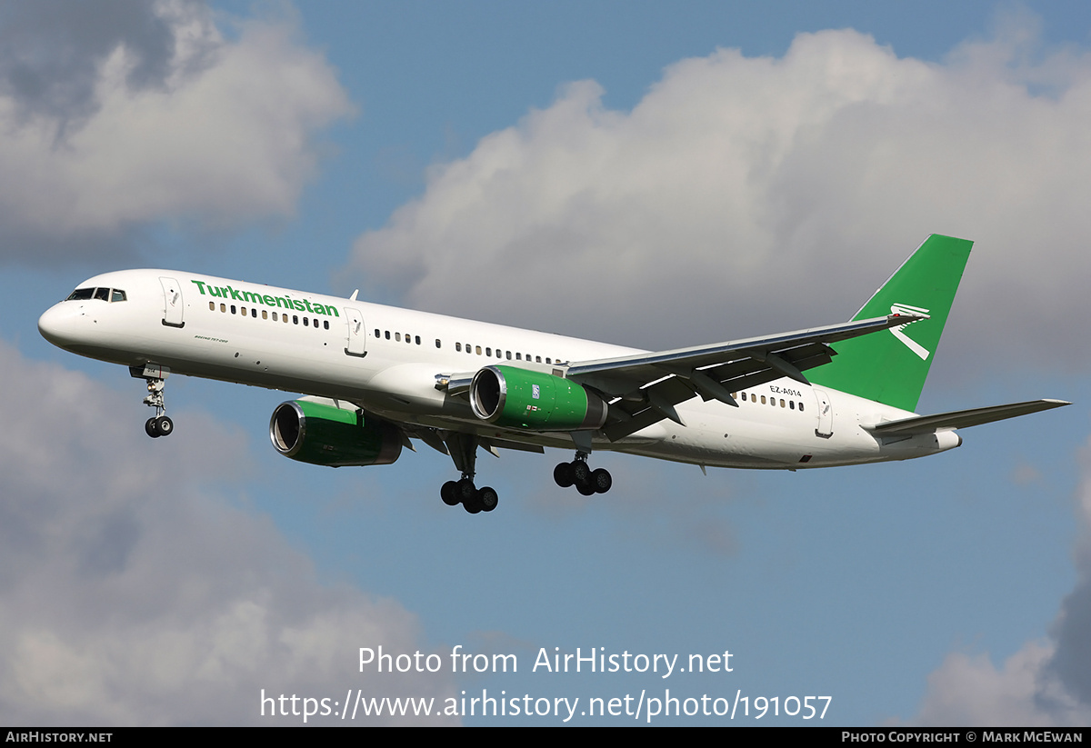 Aircraft Photo of EZ-A014 | Boeing 757-22K | Turkmenistan Airlines | AirHistory.net #191057