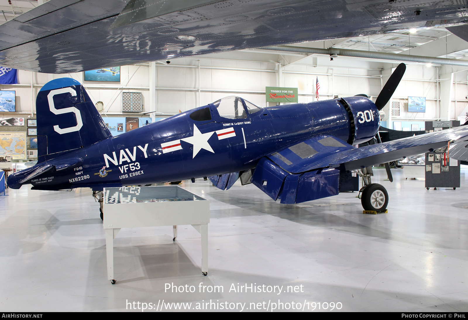 Aircraft Photo of N62290 / NX62290 | Vought FG-1D Corsair | USA - Navy | AirHistory.net #191090