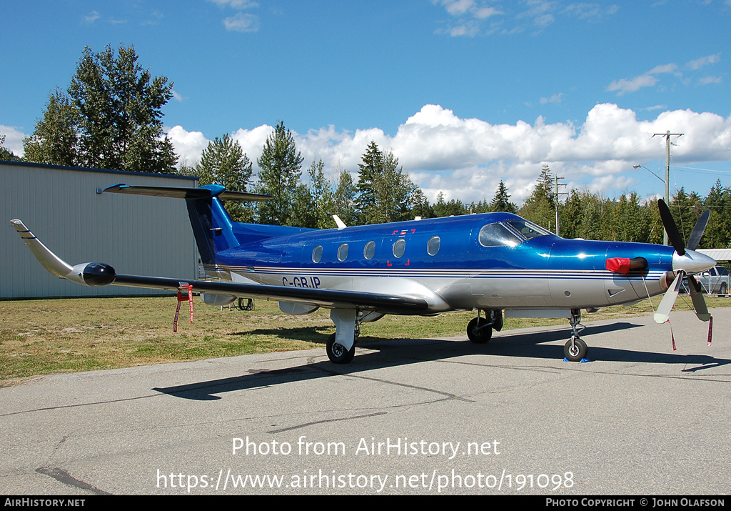 Aircraft Photo of C-GRJP | Pilatus PC-12/45 | AirHistory.net #191098