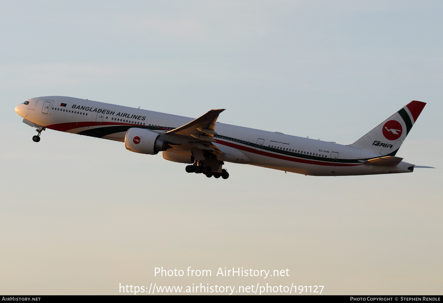 Aircraft Photo of S2-AHN | Boeing 777-3E9/ER | Biman Bangladesh Airlines | AirHistory.net #191127