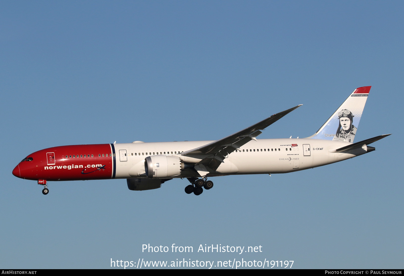 Aircraft Photo of G-CKWF | Boeing 787-9 Dreamliner | Norwegian | AirHistory.net #191197