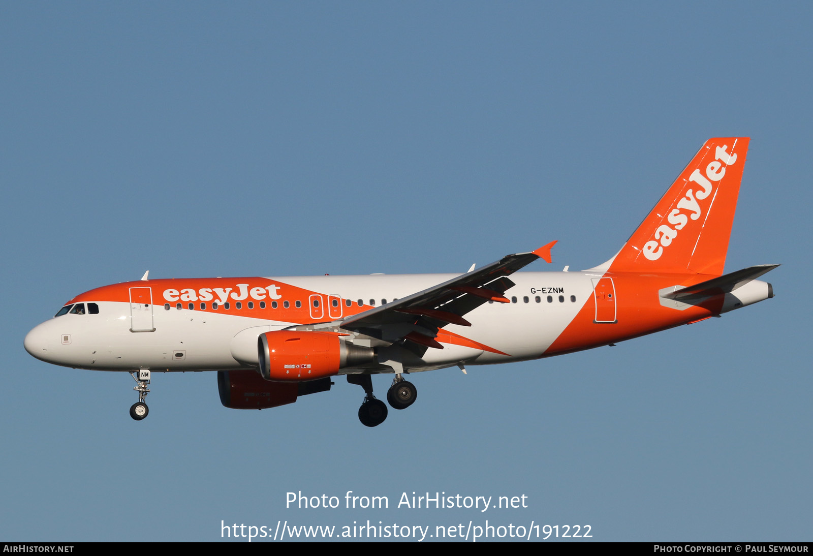 Aircraft Photo of G-EZNM | Airbus A319-111 | EasyJet | AirHistory.net #191222