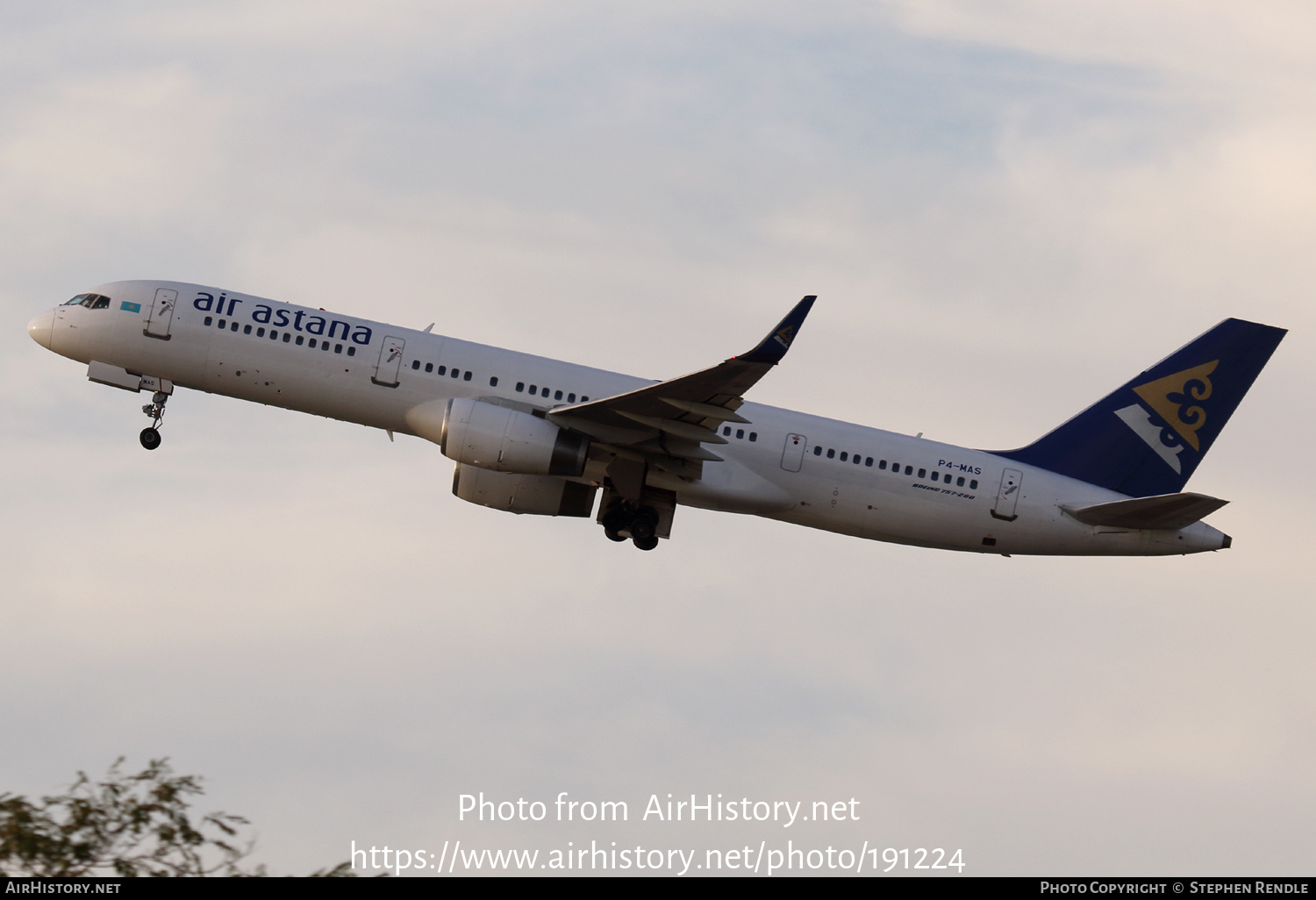 Aircraft Photo of P4-MAS | Boeing 757-2Q8 | Air Astana | AirHistory.net #191224