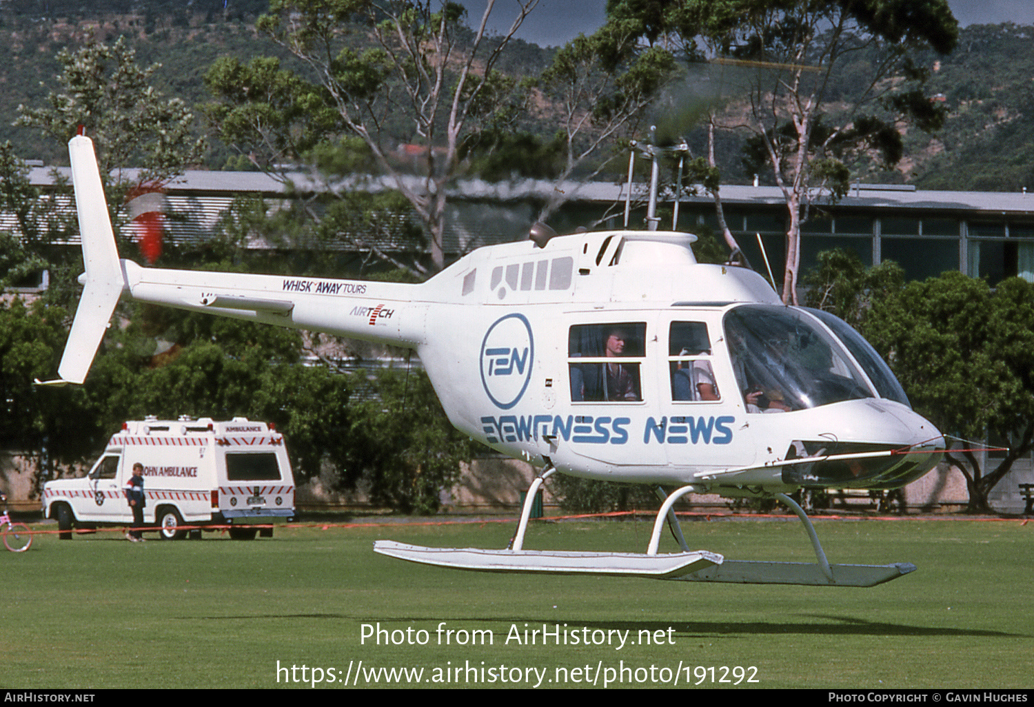 Aircraft Photo of VH-BLR | Bell 206B JetRanger II | Ten Eyewitness News | AirHistory.net #191292