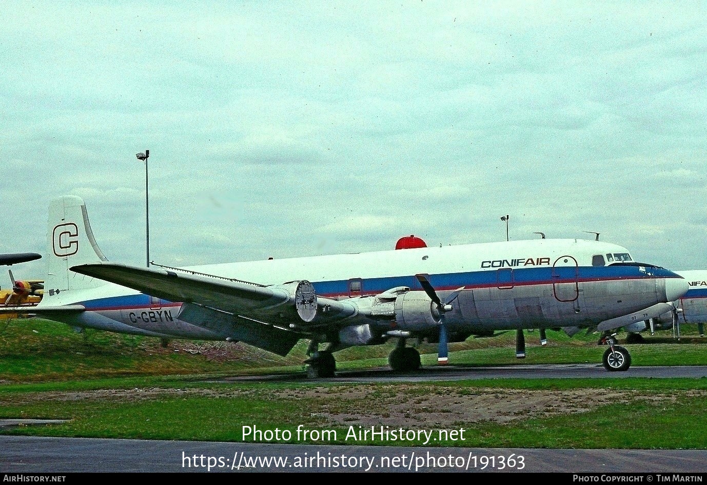 Aircraft Photo of C-GBYN | Douglas DC-6A | Conifair Aviation | AirHistory.net #191363