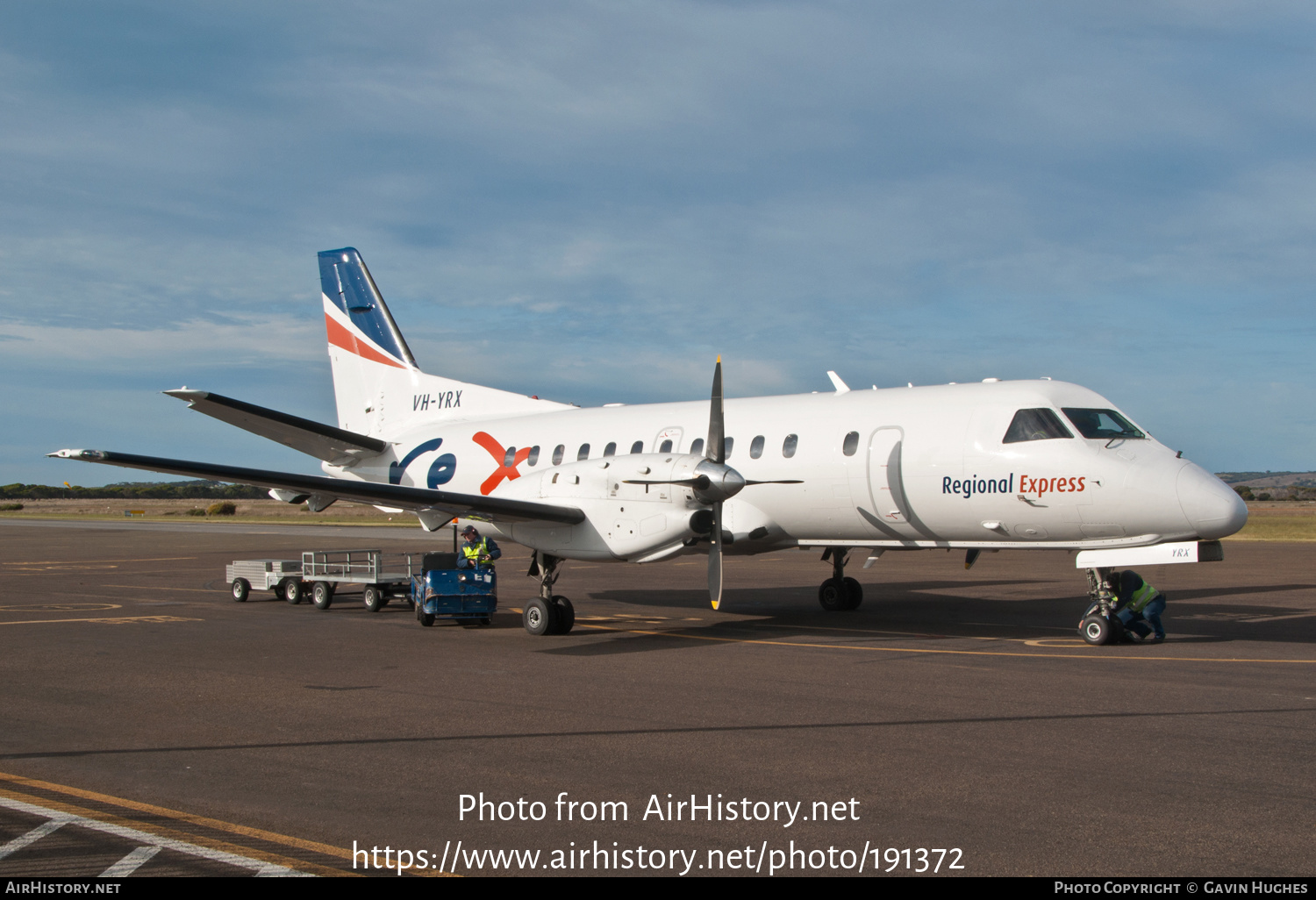 Aircraft Photo of VH-YRX | Saab 340B | REX - Regional Express | AirHistory.net #191372