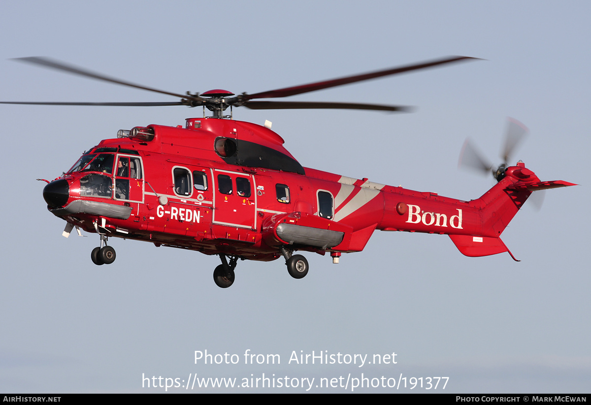 Aircraft Photo of G-REDN | Eurocopter AS-332L2 Super Puma Mk2 | Bond ...