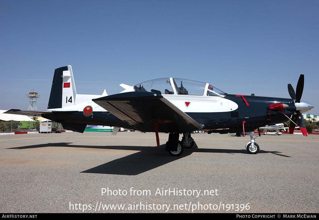 Aircraft Photo of CN-BTN | Hawker Beechcraft T-6C Texan II | Morocco - Air Force | AirHistory.net #191396