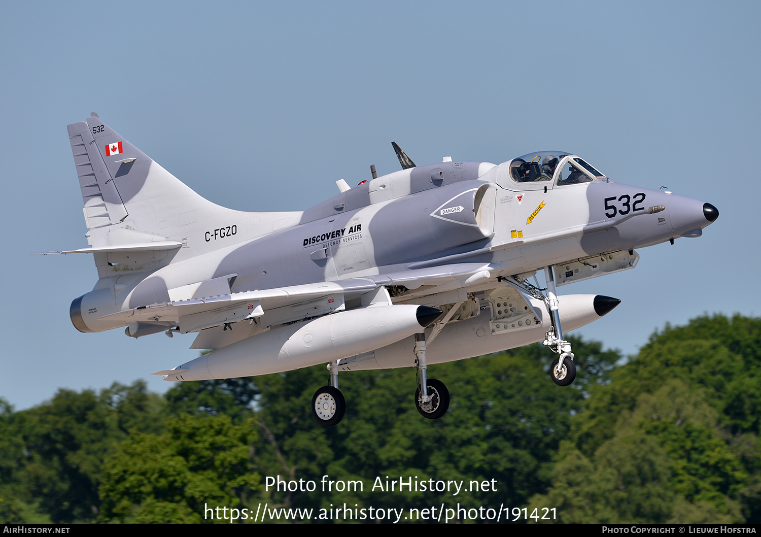 Aircraft Photo of C-FGZO | McDonnell Douglas A-4N Skyhawk II | Discovery Air Defence Services | AirHistory.net #191421