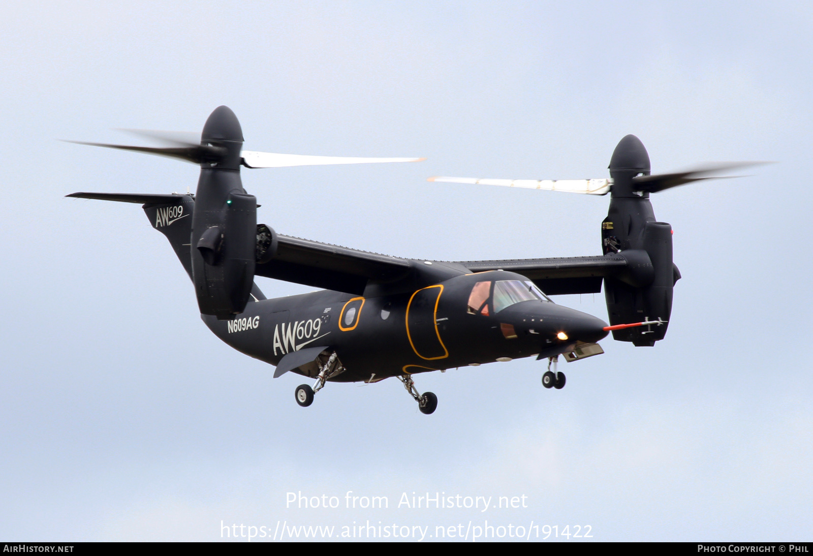 Aircraft Photo of N609AG | AgustaWestland AW609 | AirHistory.net #191422