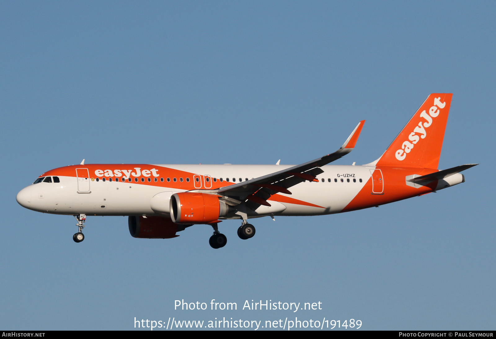 Aircraft Photo of G-UZHZ | Airbus A320-251N | EasyJet | AirHistory.net #191489