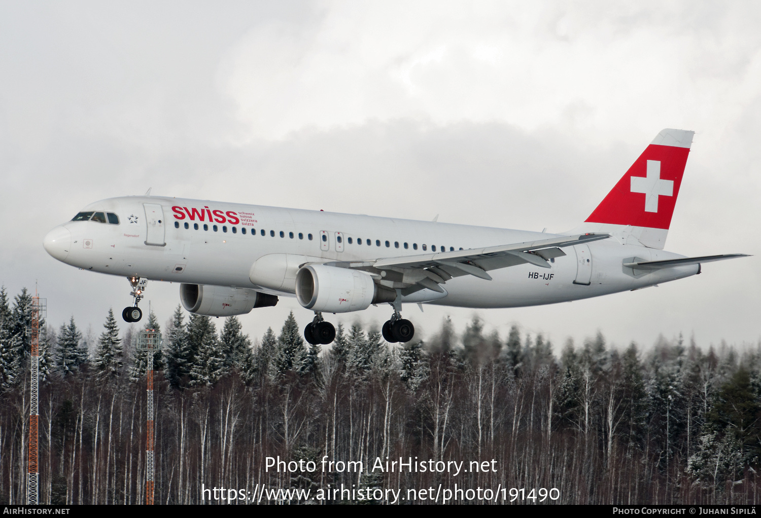 Aircraft Photo of HB-IJF | Airbus A320-214 | Swiss International Air Lines | AirHistory.net #191490