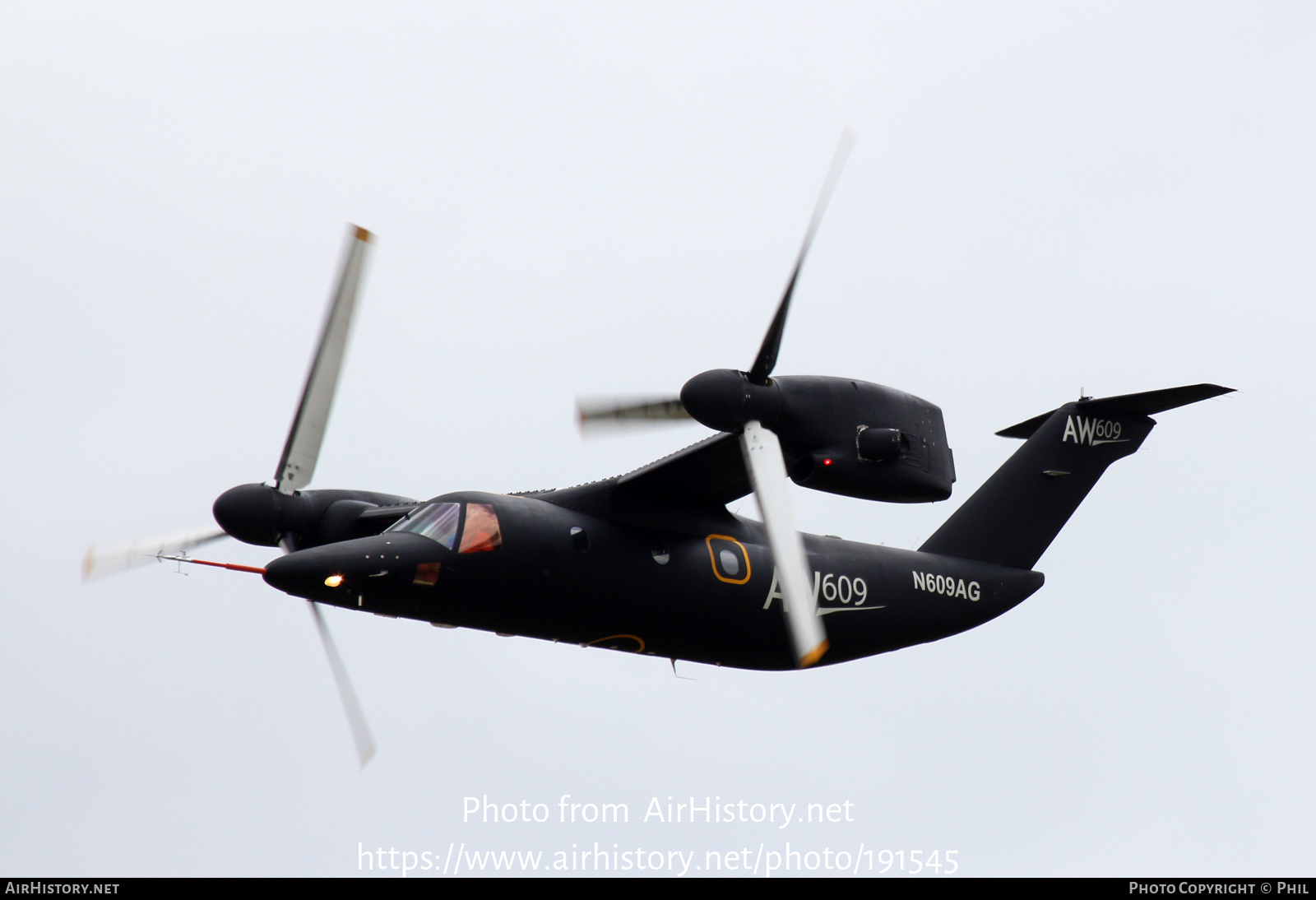 Aircraft Photo of N609AG | AgustaWestland AW609 | AirHistory.net #191545