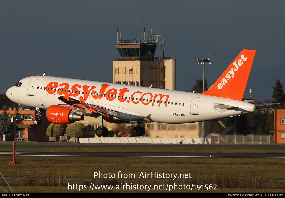 Aircraft Photo of G-EZWC | Airbus A320-214 | EasyJet | AirHistory.net #191562