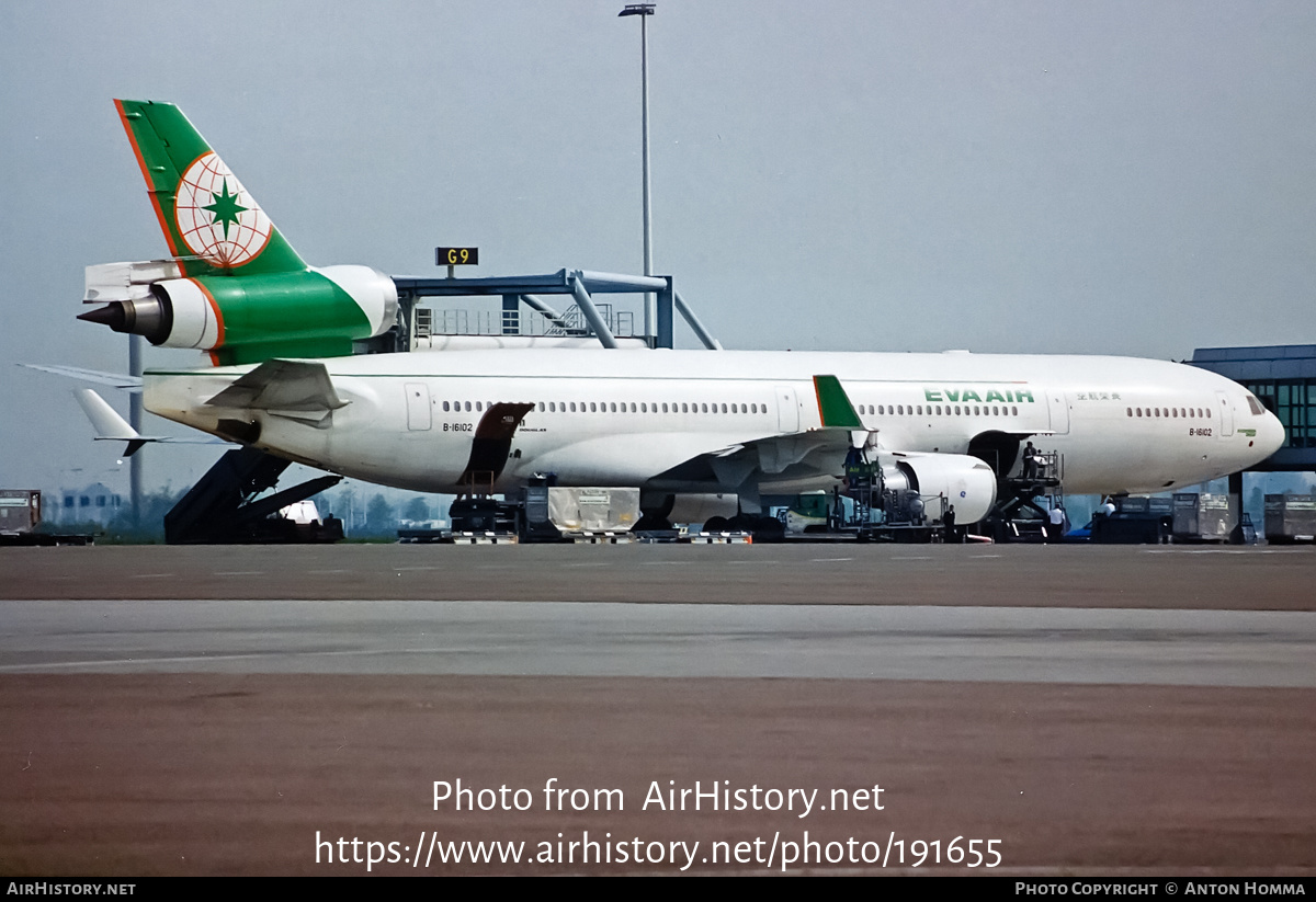 Aircraft Photo of B-16102 | McDonnell Douglas MD-11 | EVA Air | AirHistory.net #191655