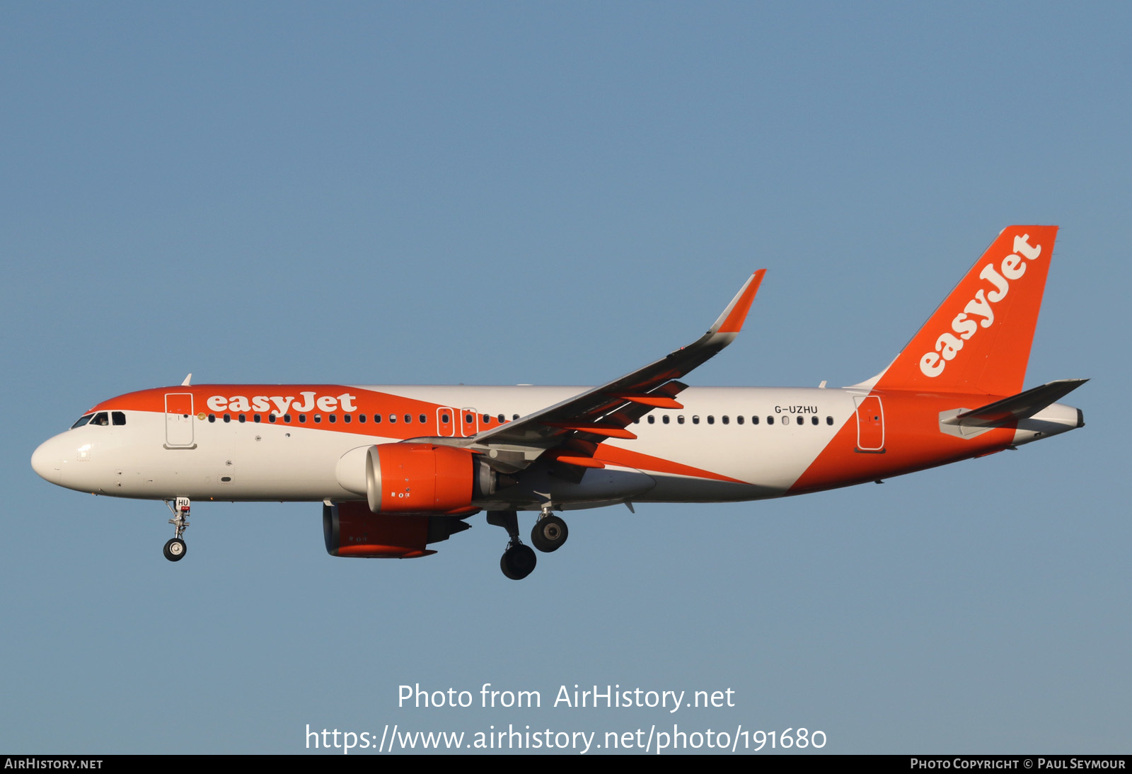 Aircraft Photo of G-UZHU | Airbus A320-251N | EasyJet | AirHistory.net #191680