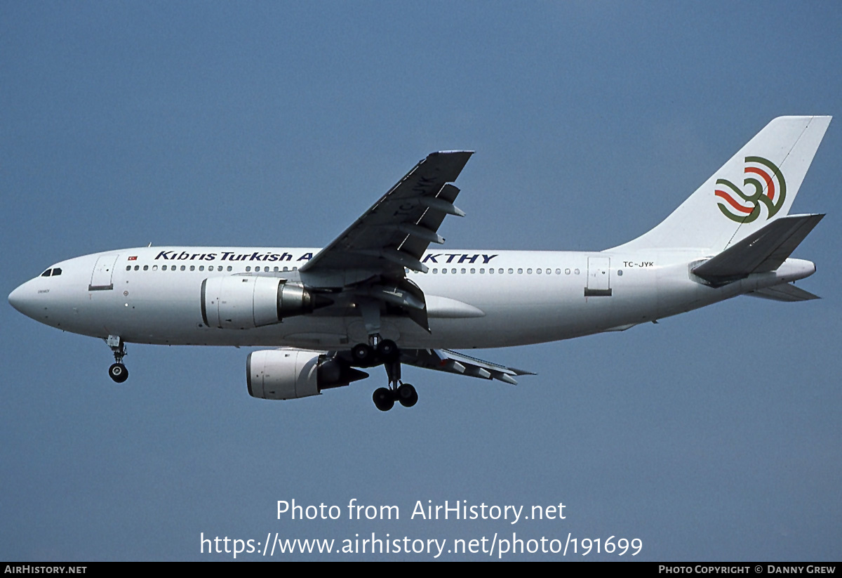 Aircraft Photo of TC-JYK | Airbus A310-203 | KTHY Kibris Turkish Airlines | AirHistory.net #191699