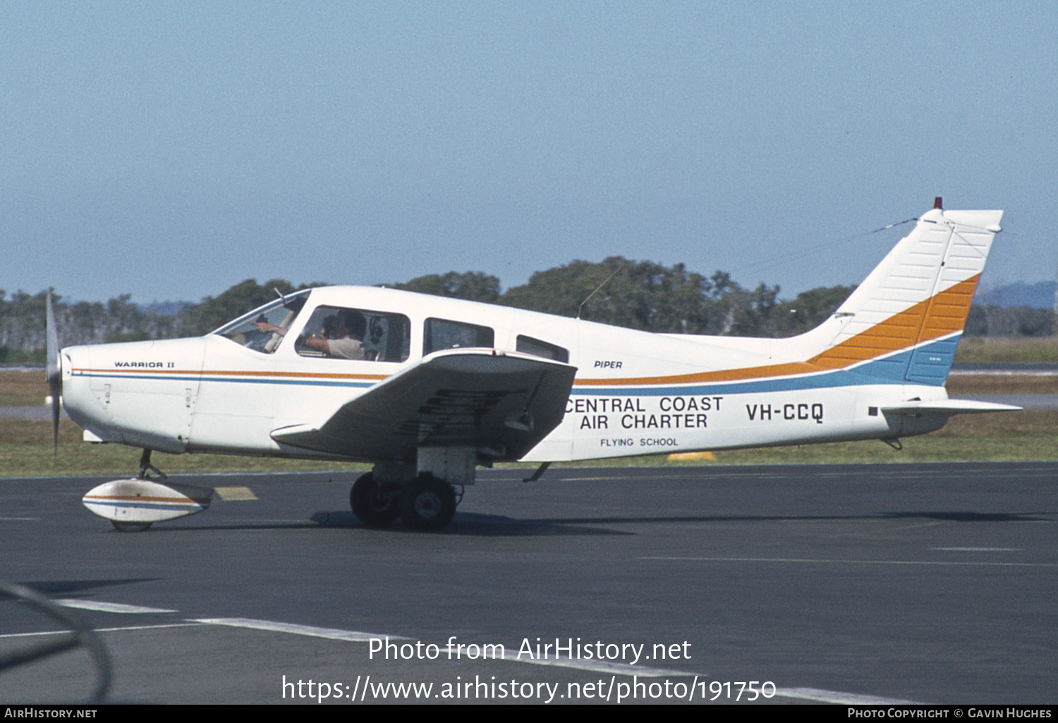 Aircraft Photo of VH-CCQ | Piper PA-28-161 Warrior II | Central Coast Air Charter Flying School | AirHistory.net #191750