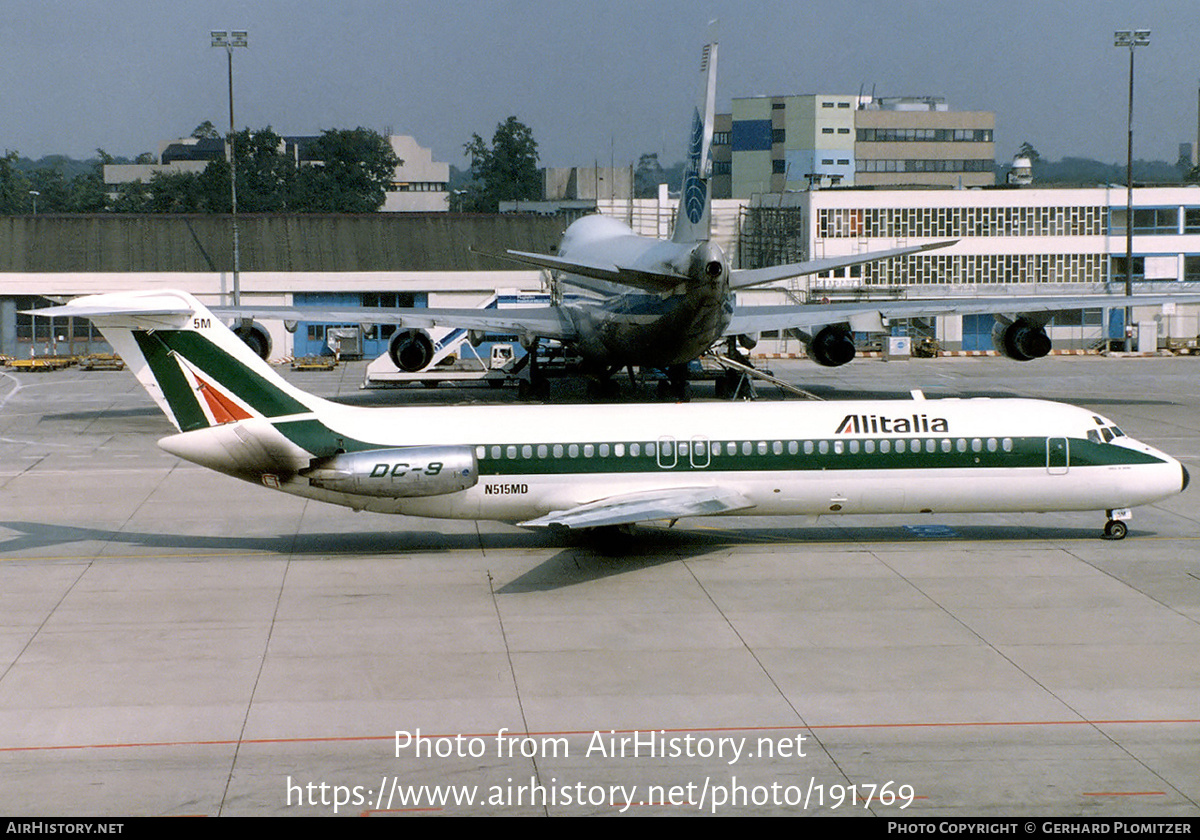 Aircraft Photo of N515MD | McDonnell Douglas DC-9-32 | Alitalia | AirHistory.net #191769