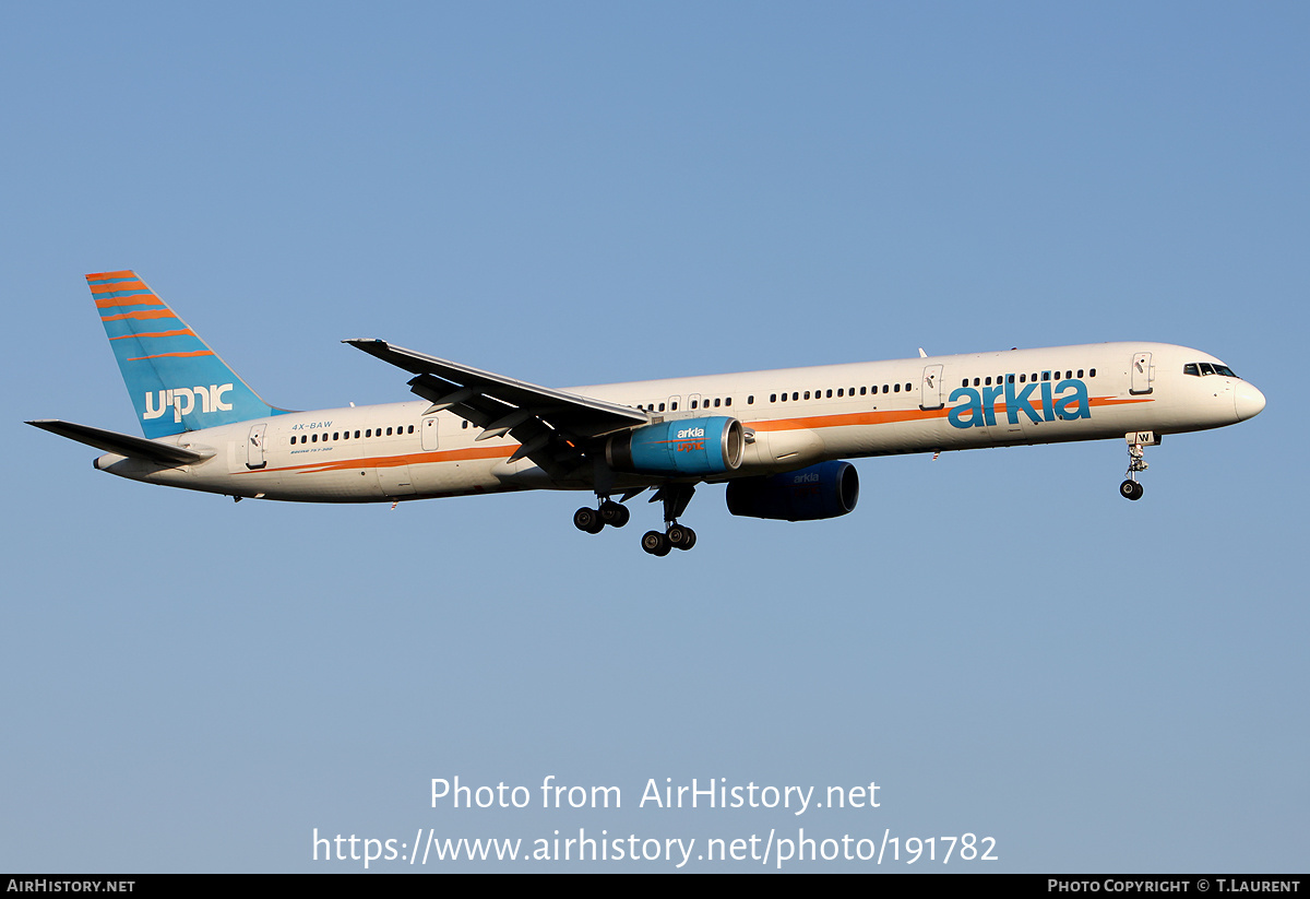 Aircraft Photo of 4X-BAW | Boeing 757-3E7 | Arkia Israeli Airlines | AirHistory.net #191782