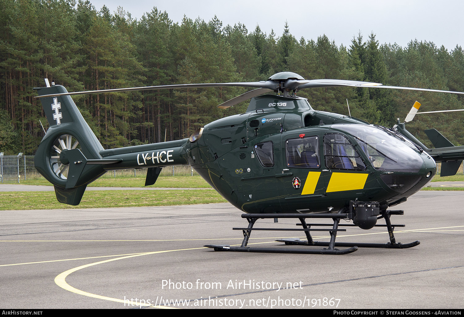 Aircraft Photo of LY-HCE | Eurocopter EC-135T-2i | Lithuania - Border Guard | AirHistory.net #191867