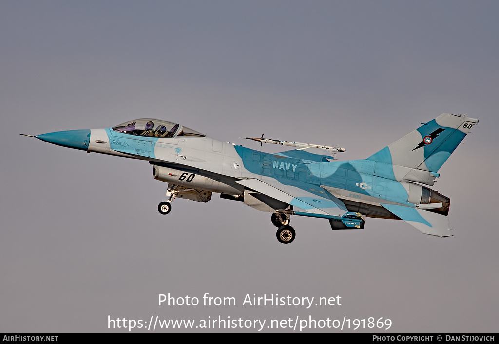 Aircraft Photo of 92-0409 / 920409 | General Dynamics F-16A Fighting Falcon | USA - Navy | AirHistory.net #191869