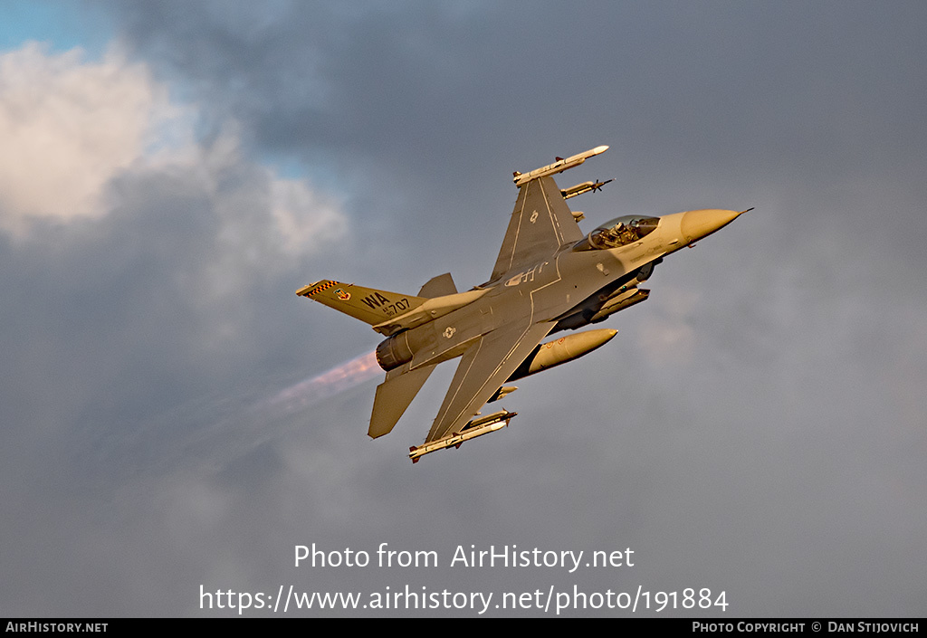 Aircraft Photo of 90-0707 / AF90-707 | General Dynamics F-16C Fighting Falcon | USA - Air Force | AirHistory.net #191884