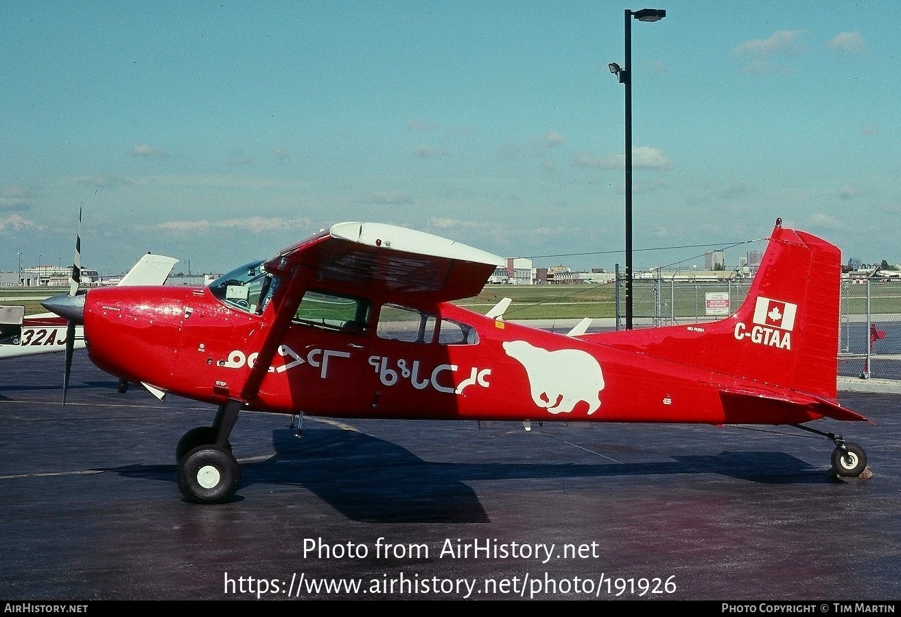 Aircraft Photo of C-GTAA | Cessna A185F Skywagon 185 | Aero Arctic | AirHistory.net #191926