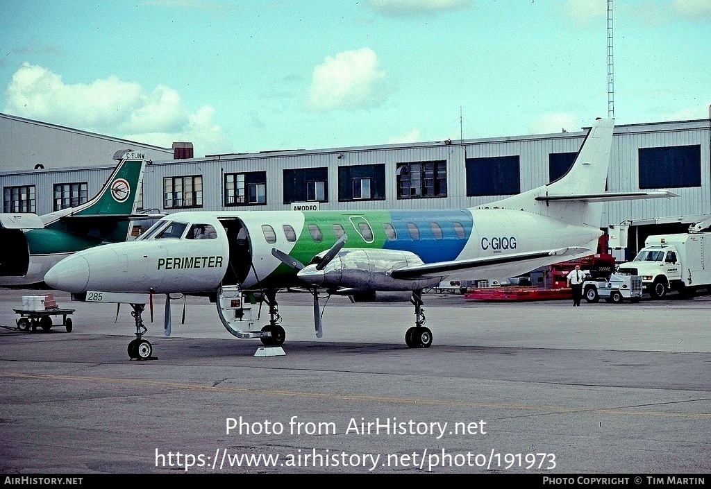 Aircraft Photo of C-GIQG | Swearingen SA-226TC Metro II | Perimeter Aviation | AirHistory.net #191973