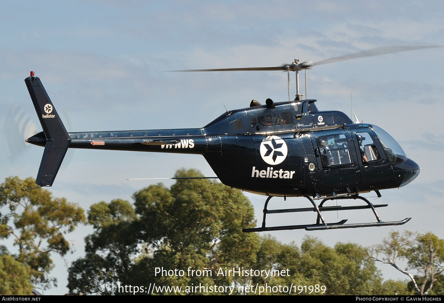 Aircraft Photo of VH-NWS | Bell 206B-3 JetRanger III | Helistar Aviation | AirHistory.net #191989