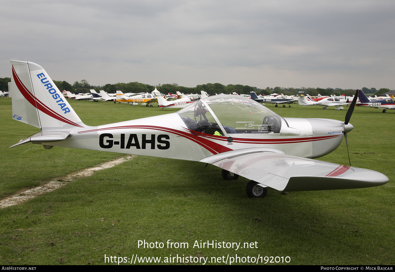 Aircraft Photo of G-IAHS | Cosmik EV-97 TeamEurostar UK | AirHistory.net #192010