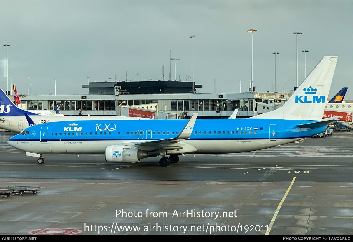 Aircraft Photo of PH-BXY | Boeing 737-8K2 | KLM - Royal Dutch Airlines | AirHistory.net #192011