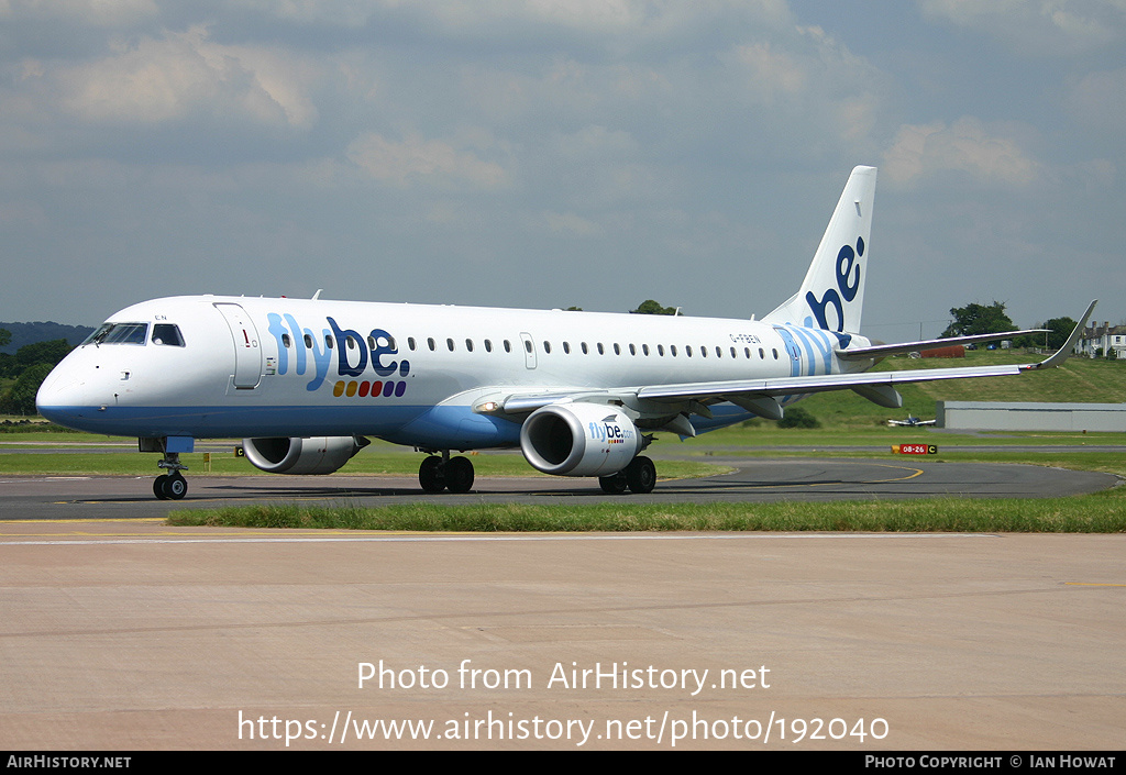 Aircraft Photo of G-FBEN | Embraer 195LR (ERJ-190-200LR) | Flybe | AirHistory.net #192040