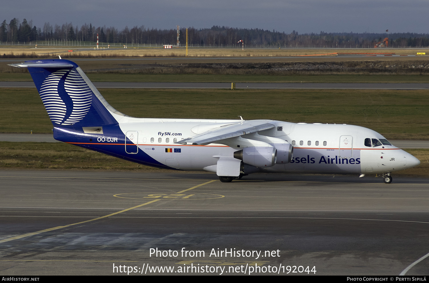 Aircraft Photo of OO-DJR | British Aerospace Avro 146-RJ85 | SN Brussels Airlines | AirHistory.net #192044