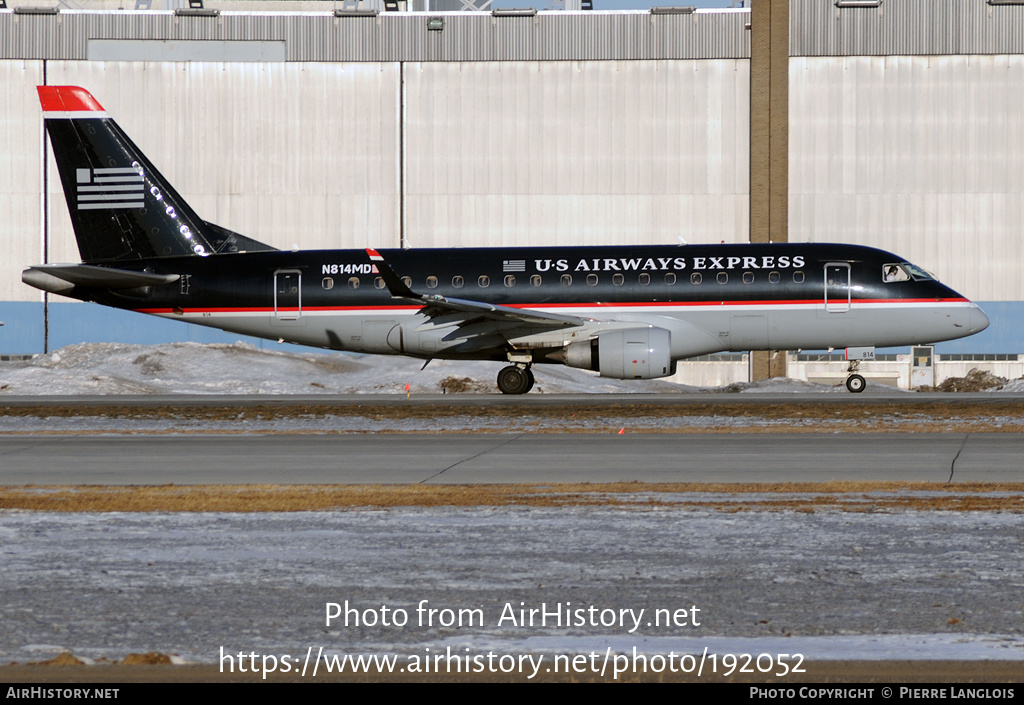 Aircraft Photo of N814MD | Embraer 170SU (ERJ-170-100SU) | US Airways Express | AirHistory.net #192052