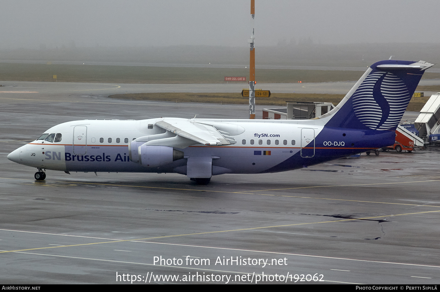 Aircraft Photo of OO-DJQ | British Aerospace Avro 146-RJ85 | SN Brussels Airlines | AirHistory.net #192062