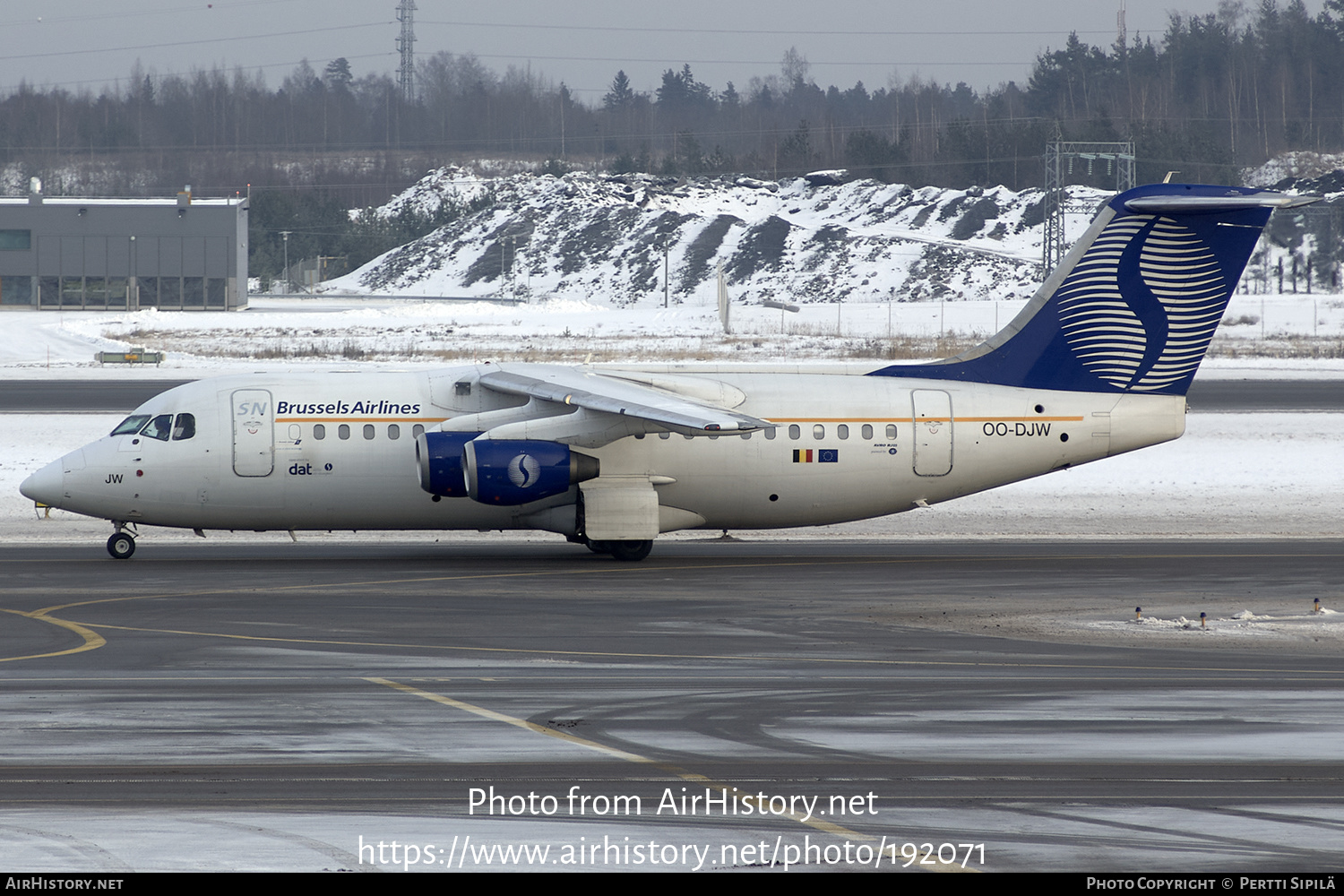 Aircraft Photo of OO-DJW | British Aerospace Avro 146-RJ85 | SN Brussels Airlines | AirHistory.net #192071