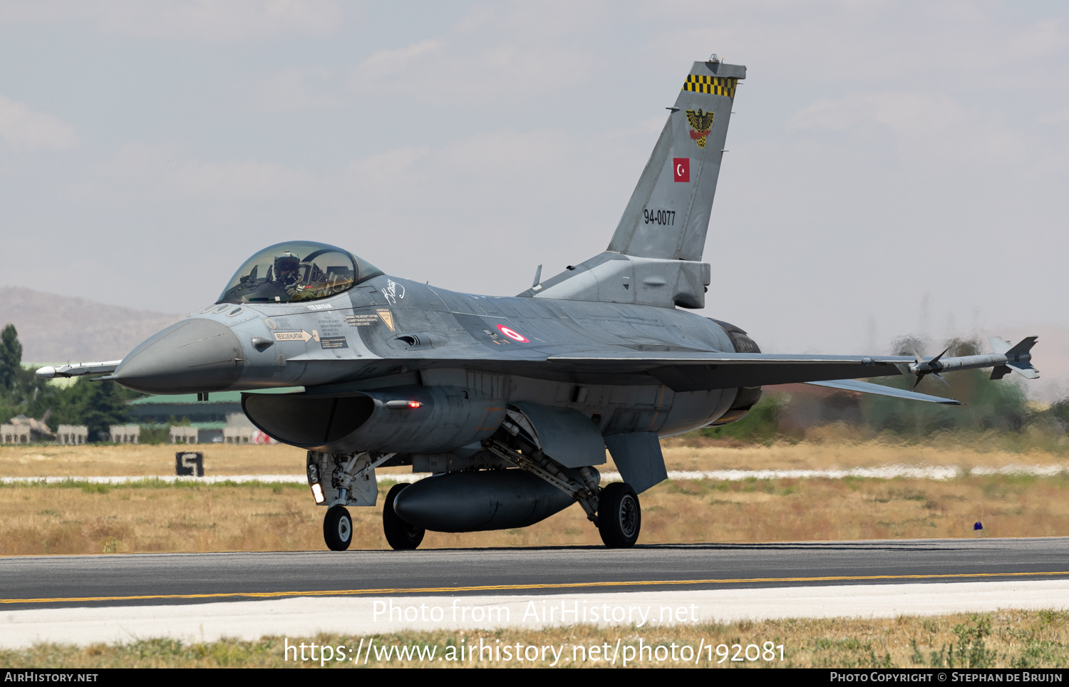 Aircraft Photo of 94-0077 | Lockheed Martin F-16C Fighting Falcon | Turkey - Air Force | AirHistory.net #192081