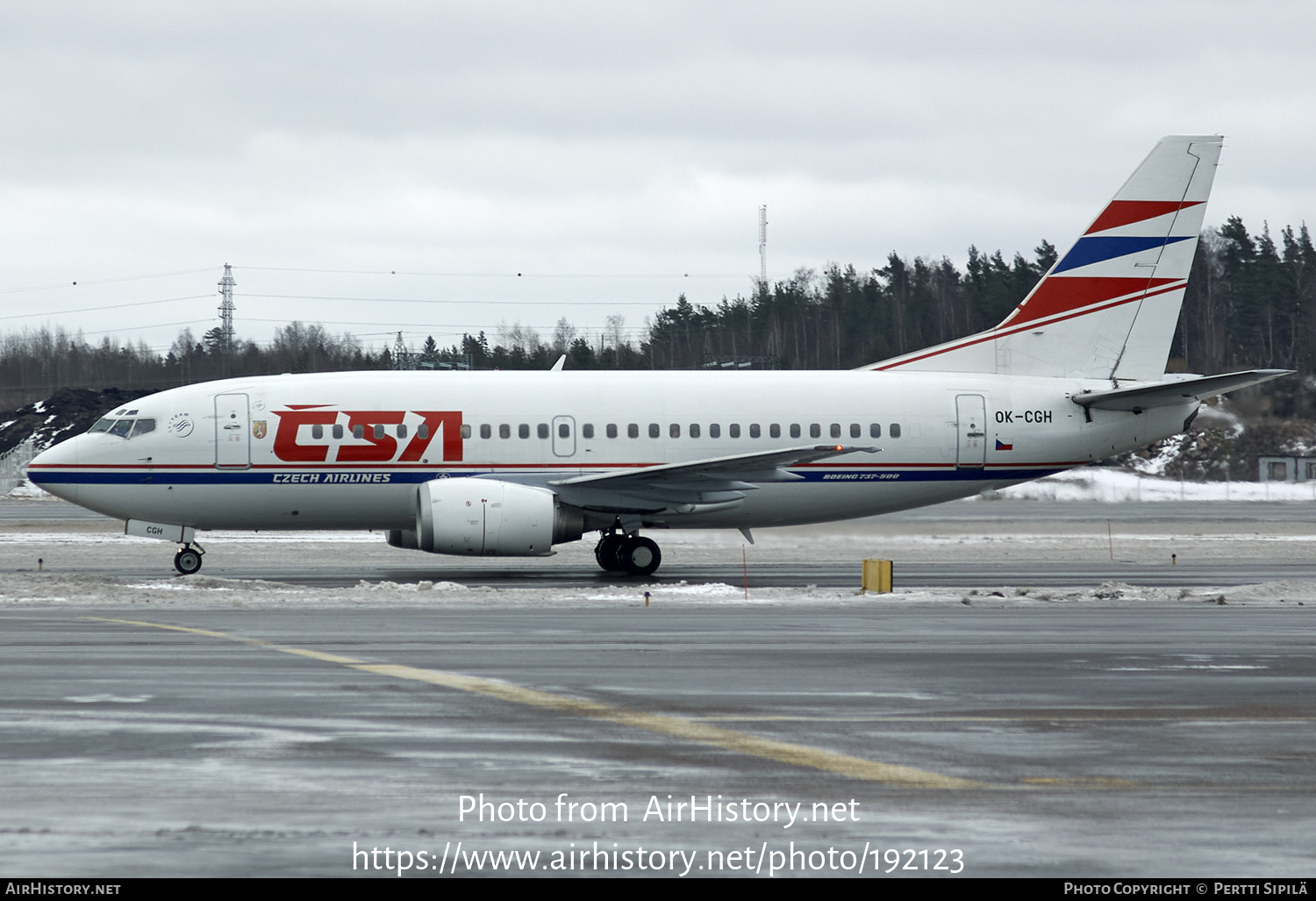 Aircraft Photo of OK-CGH | Boeing 737-55S | ČSA - Czech Airlines | AirHistory.net #192123