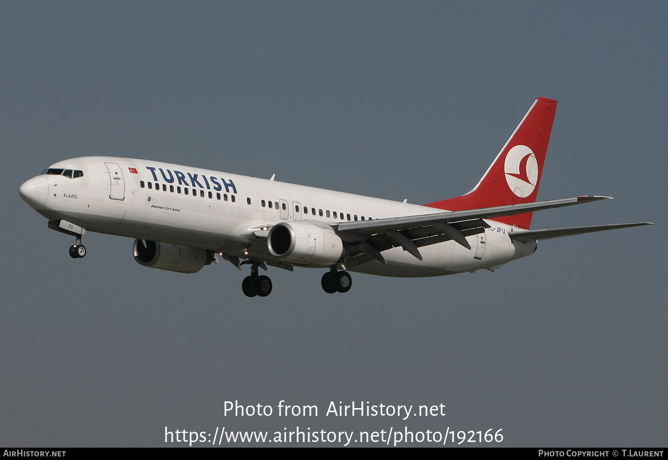 Aircraft Photo of TC-JFU | Boeing 737-8F2 | Turkish Airlines | AirHistory.net #192166