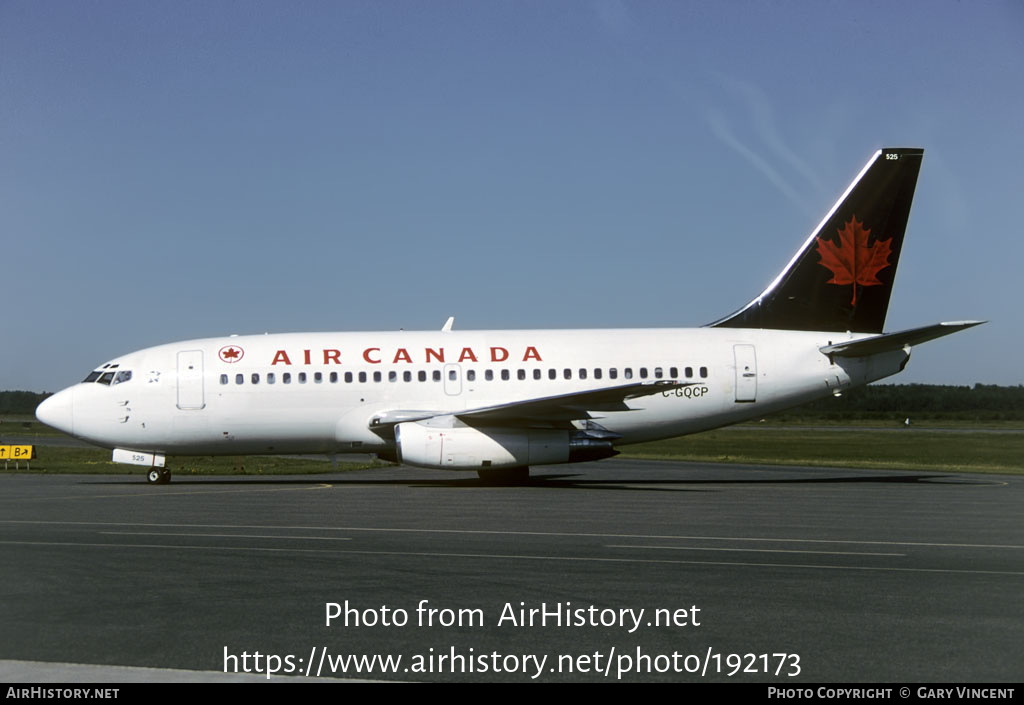 Aircraft Photo of C-GQCP | Boeing 737-217/Adv | Air Canada | AirHistory.net #192173