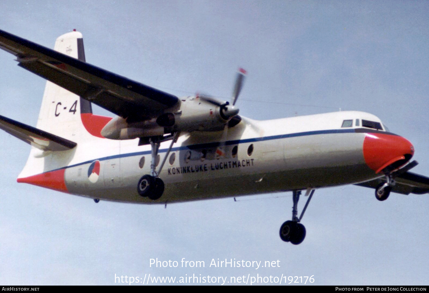 Aircraft Photo of C-4 | Fokker F27-300M Troopship | Netherlands - Air Force | AirHistory.net #192176