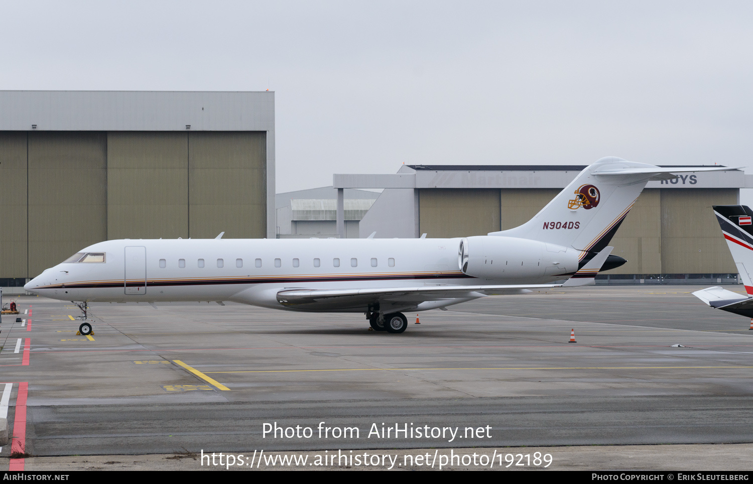 Aircraft Photo of N904DS | Bombardier Global Express (BD-700-1A10) | Washington Redskins | AirHistory.net #192189