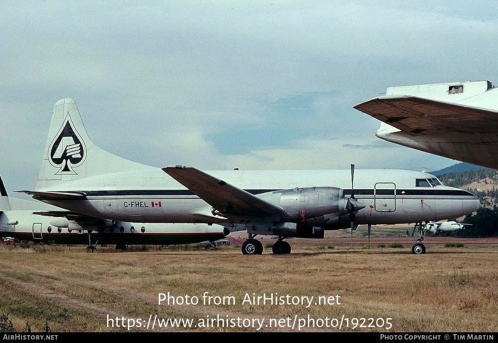 Aircraft Photo of C-FHEL | Convair 580 | AllCanada Express | AirHistory.net #192205