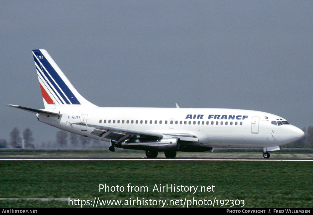 Aircraft Photo of F-GBYI | Boeing 737-228/Adv | Air France | AirHistory.net #192303