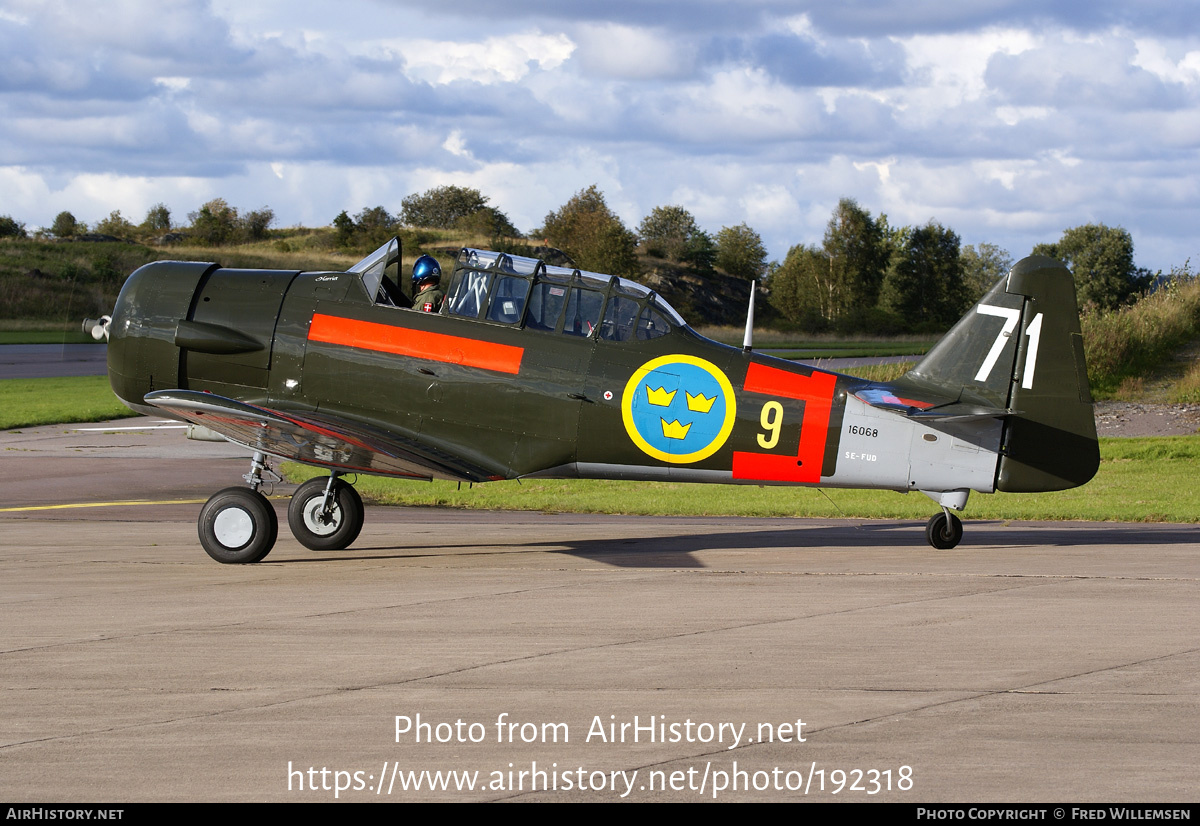 Aircraft Photo of SE-FUD | North American Sk16A | Sweden - Air Force | AirHistory.net #192318